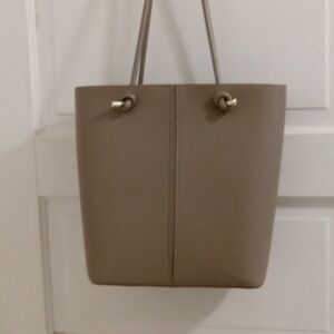 Zara tan shoulder handbag